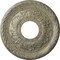 Ekena Millwork Palmetto Ceiling Medallion (Canopies up to 4 7/8"), 12 1/8"OD x 3 1/2"ID x 1"P, Castle Stone Crackle CM12PMCSC - alternate 1